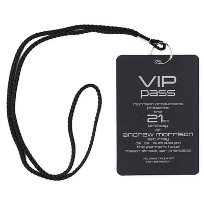 VIP Pass Invitation