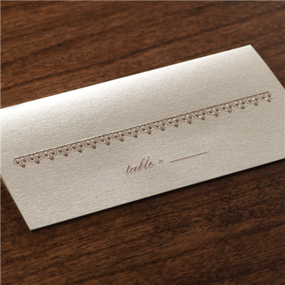 Volute Place Card