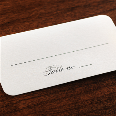 At Last Place Card