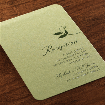Synthesis Reception Card