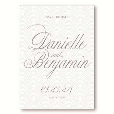 Contemporary Save The Date