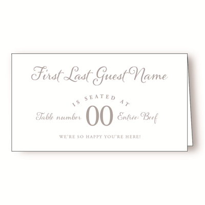 Epitome Place Card
