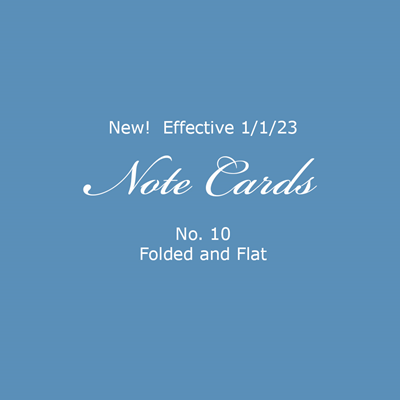 Note Card Regal - 2023